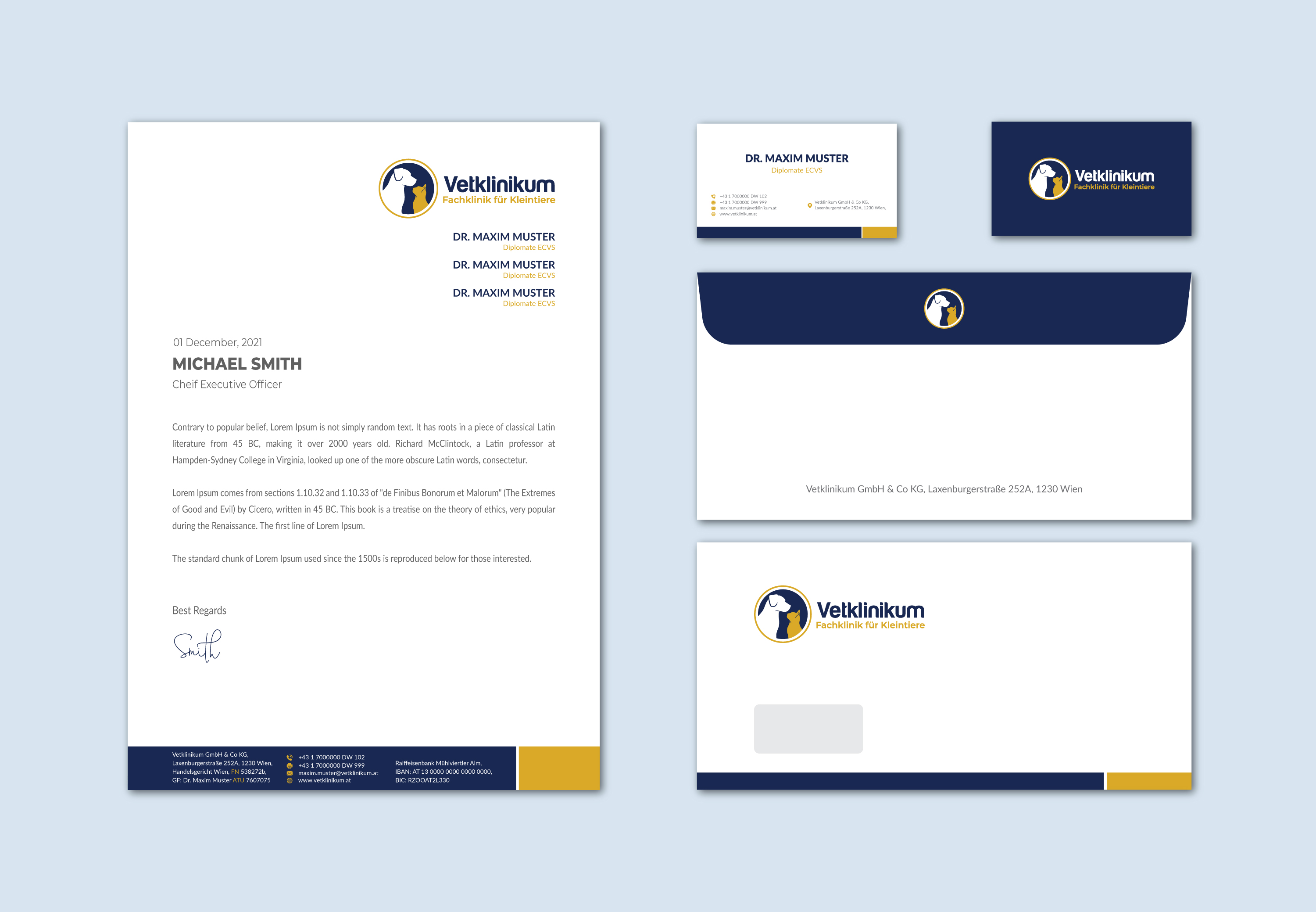 Stationery Design by Musa. A for HH2 GmbH | Design #26696621