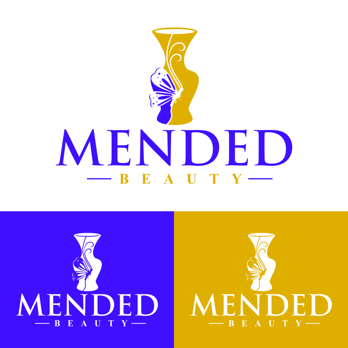 Logo Design by fly  design for Mended Beauty | Design #26688650