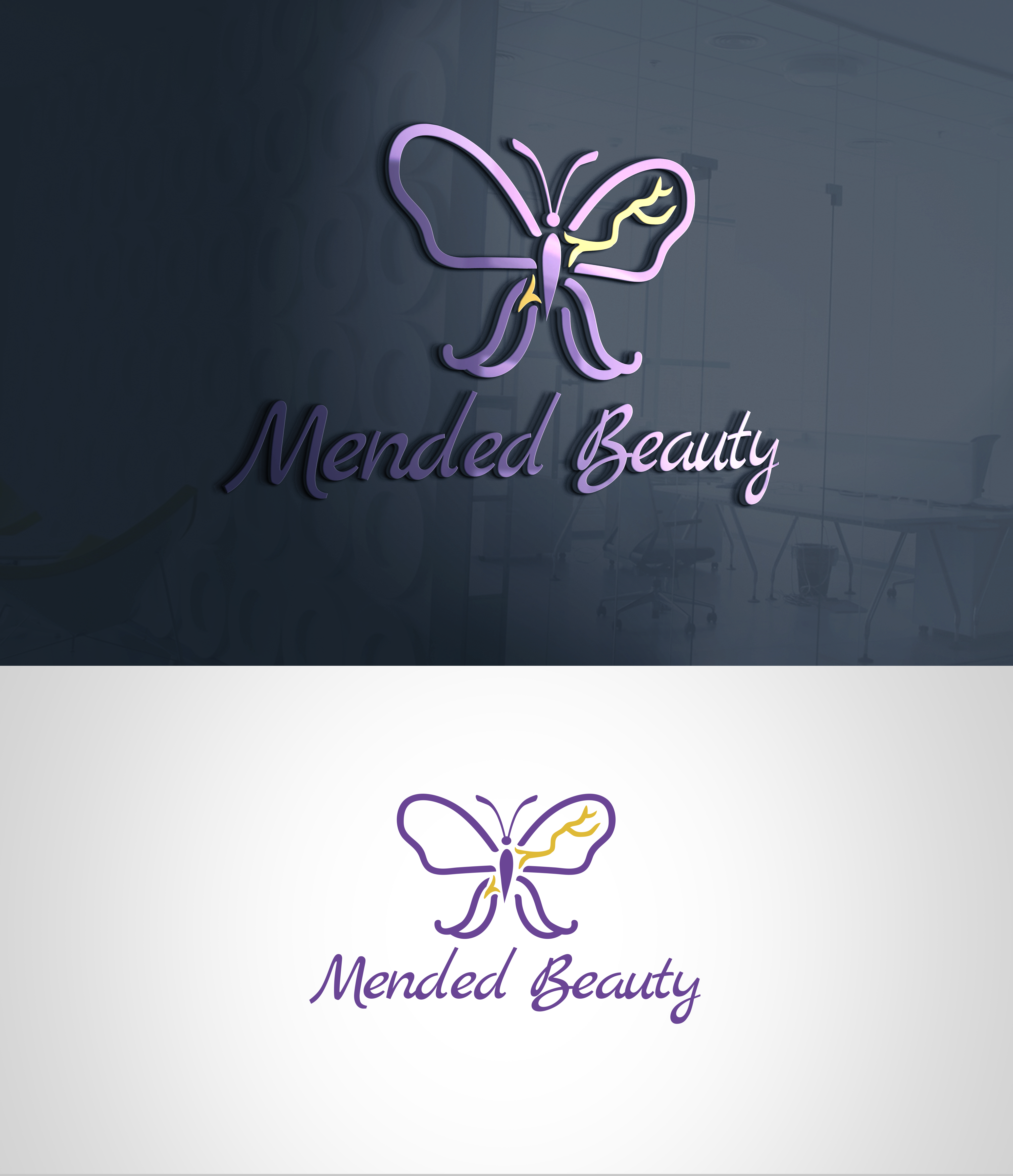 Logo-Design von Taya Bright für Mended Beauty | Design #26722689
