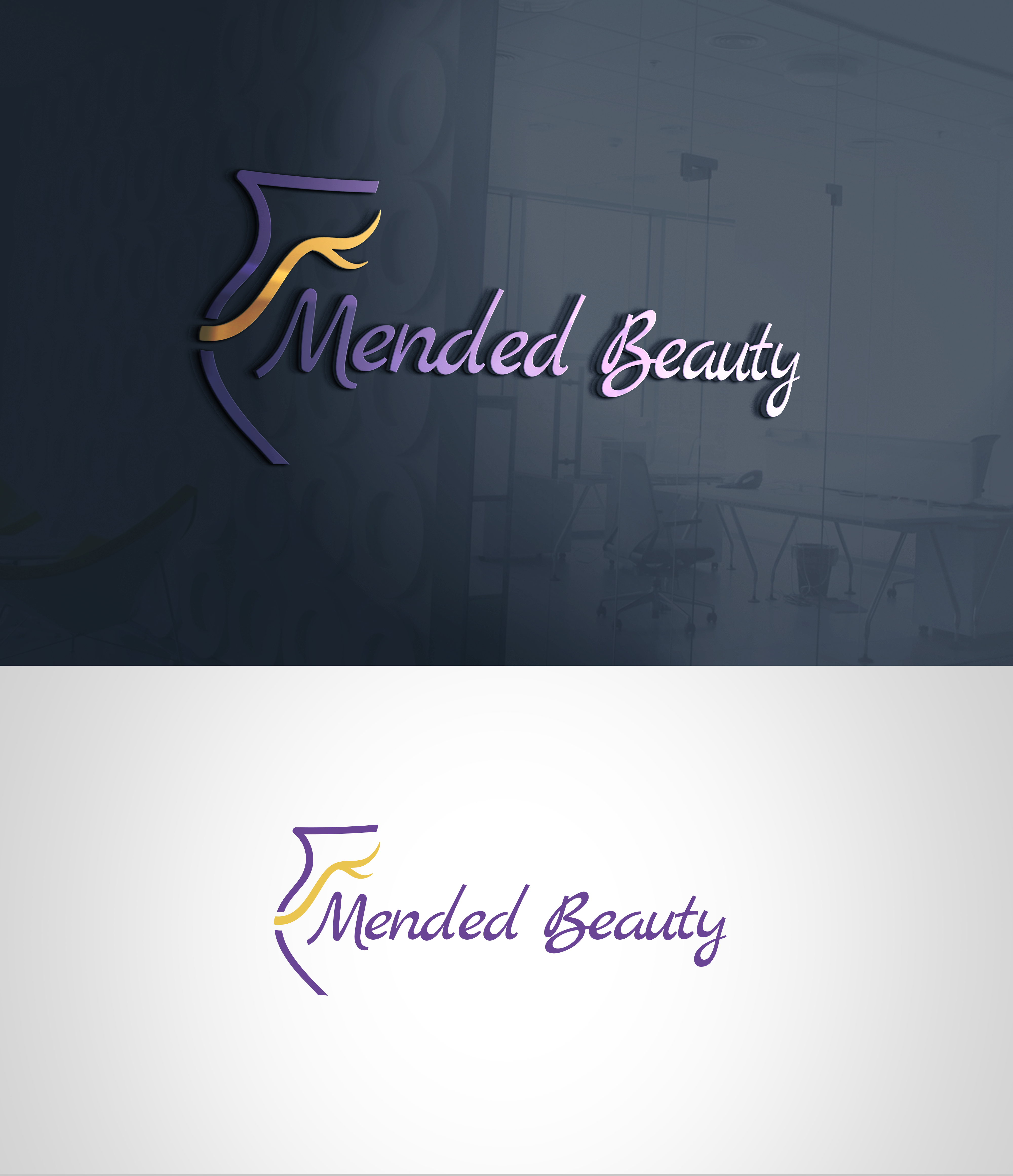 Logo Design by Taya Bright for Mended Beauty | Design #26722690
