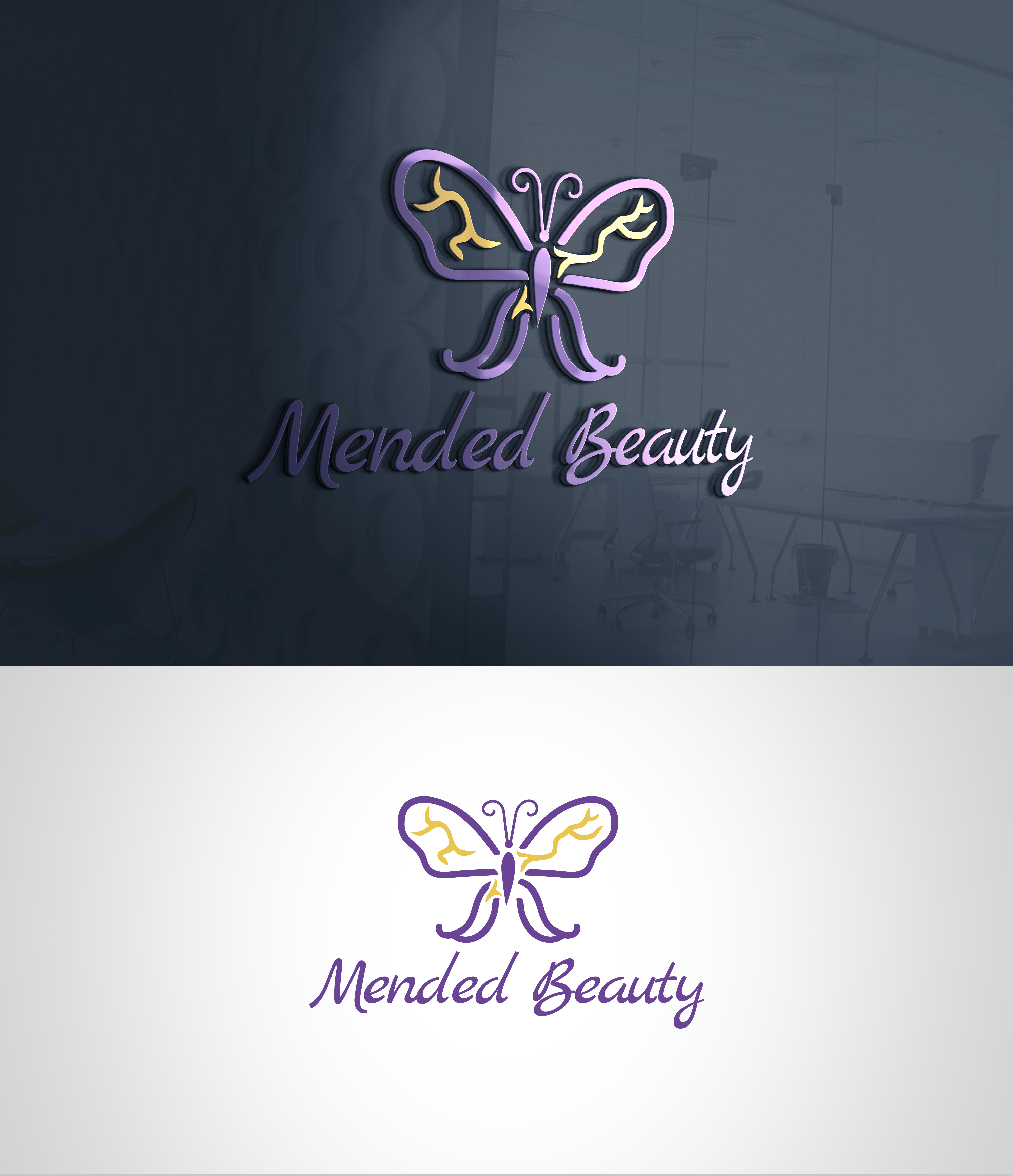 Logo Design by Taya Bright for Mended Beauty | Design #26722691