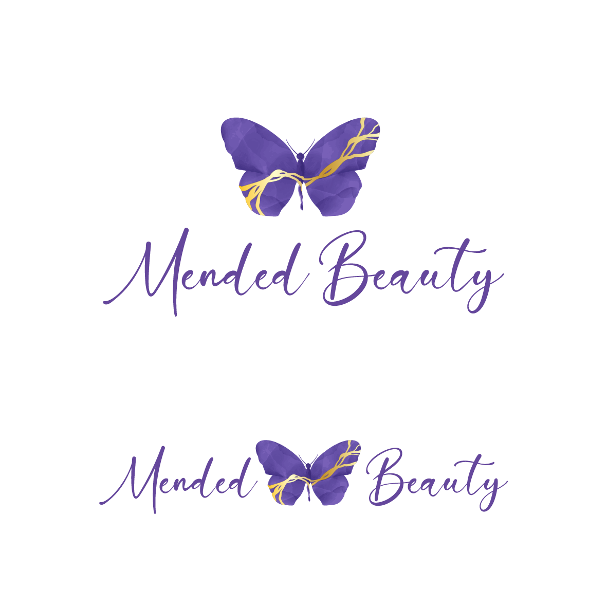 Logo Design by Samantha Ward Design for Mended Beauty | Design #26697857