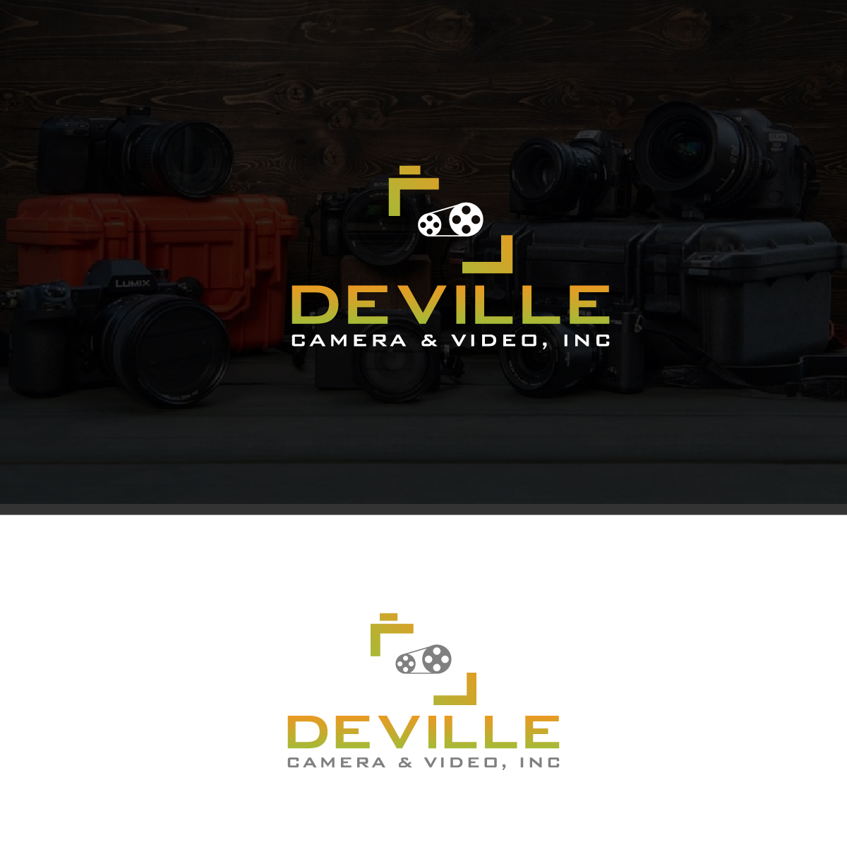Logo Design by Deziners Zone for Deville Camera & Video | Design #26696295