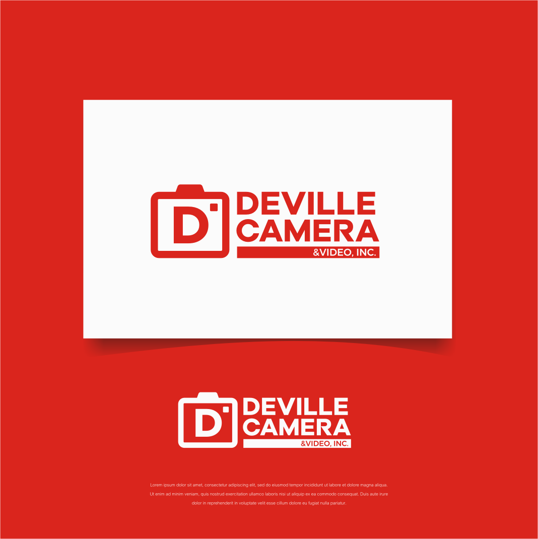 Logo Design by CKS d e s i g n for Deville Camera & Video | Design #26708591