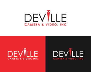 Logo Design by MAWBM for Deville Camera & Video | Design: #26714751