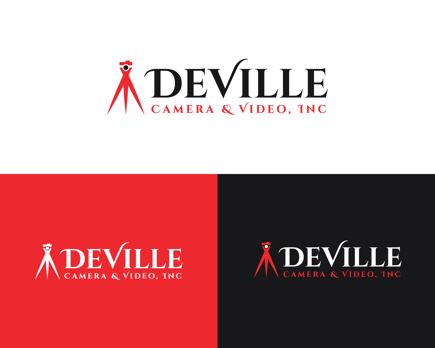 Logo Design by MAWBM for Deville Camera & Video | Design #26714770