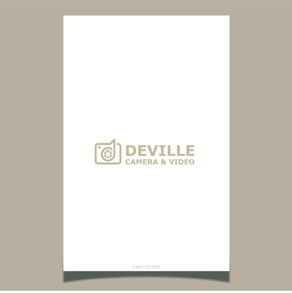 Logo Design by Sarastudioo for Deville Camera & Video | Design #26712664