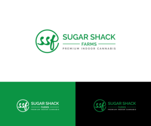 Sugar Shack Farms Premium Indoor Cannabis | Logo Design by makerlogoz