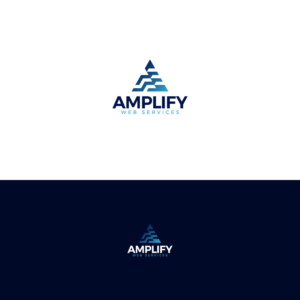 Amplify Web Services | Logo Design by Gisella Guzmán