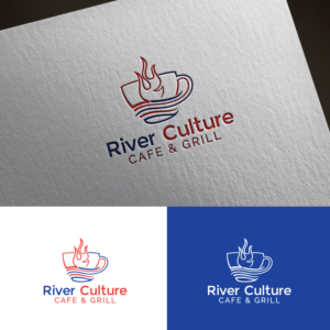 River Culture Cafe & Grill  | Logo Design by sankar999