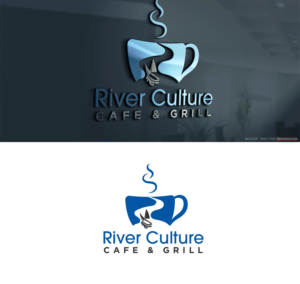 River Culture Cafe & Grill  | Logo Design by Mono.co