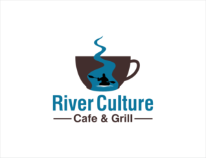 River Culture Cafe & Grill  | Logo Design by BNdesigner