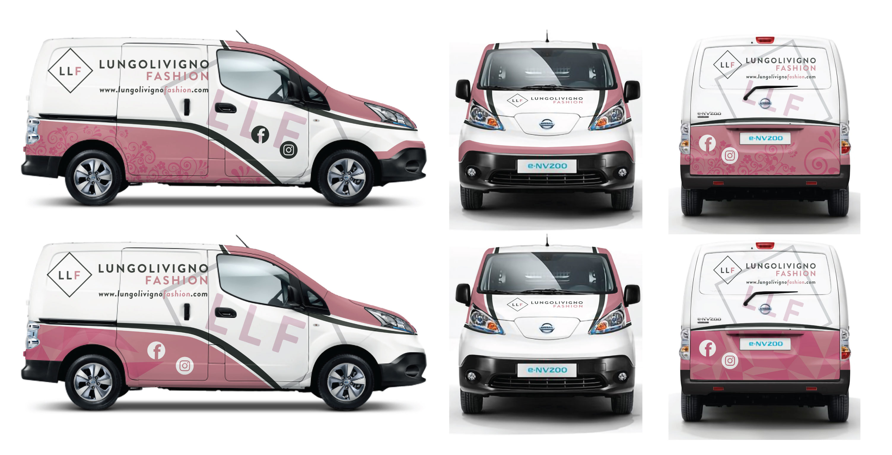 Car Wrap Design by White Diary for Lungolivigno Fashion | Design #26707177