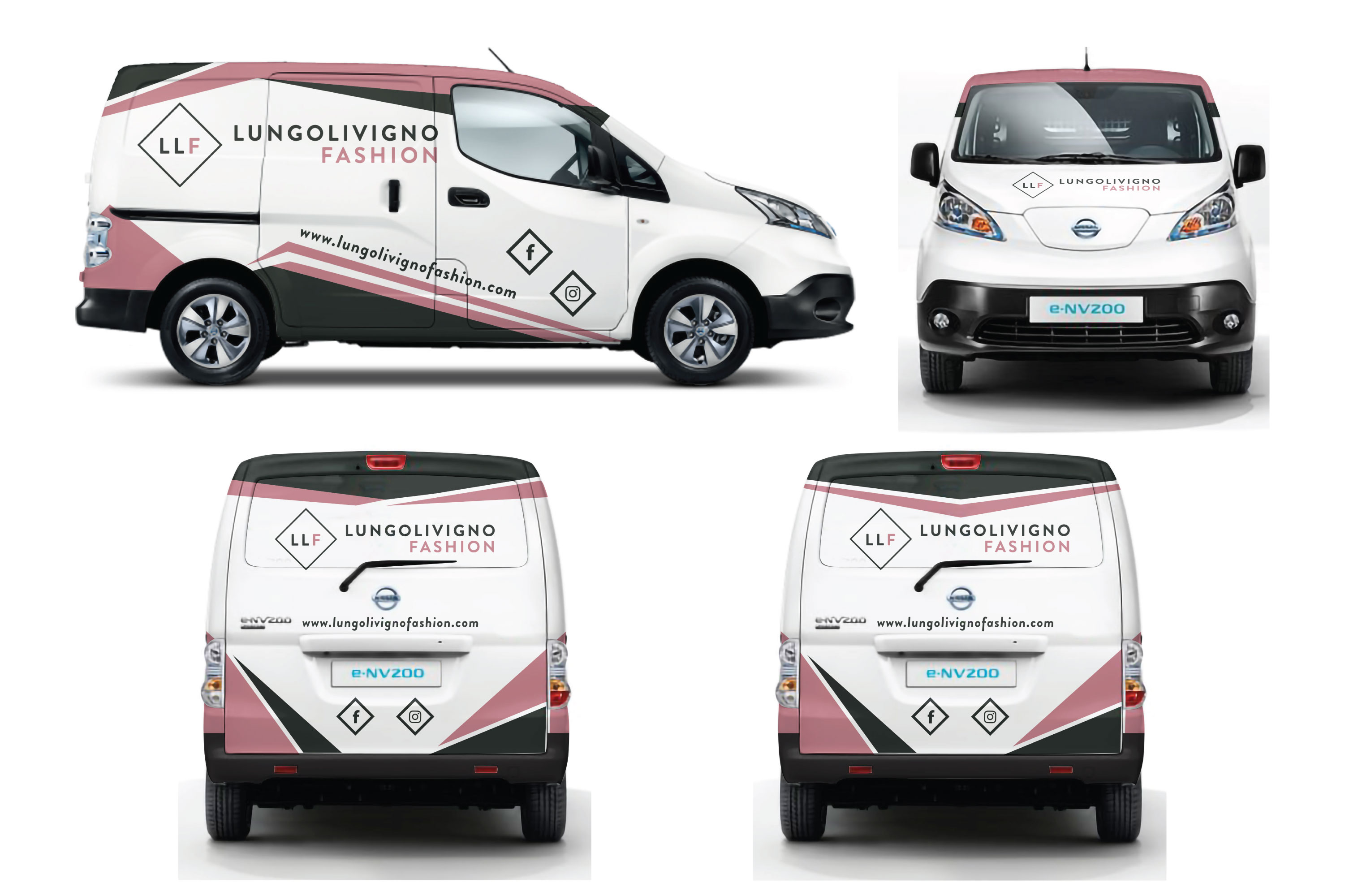 Car Wrap Design by White Diary for Lungolivigno Fashion | Design #26838103