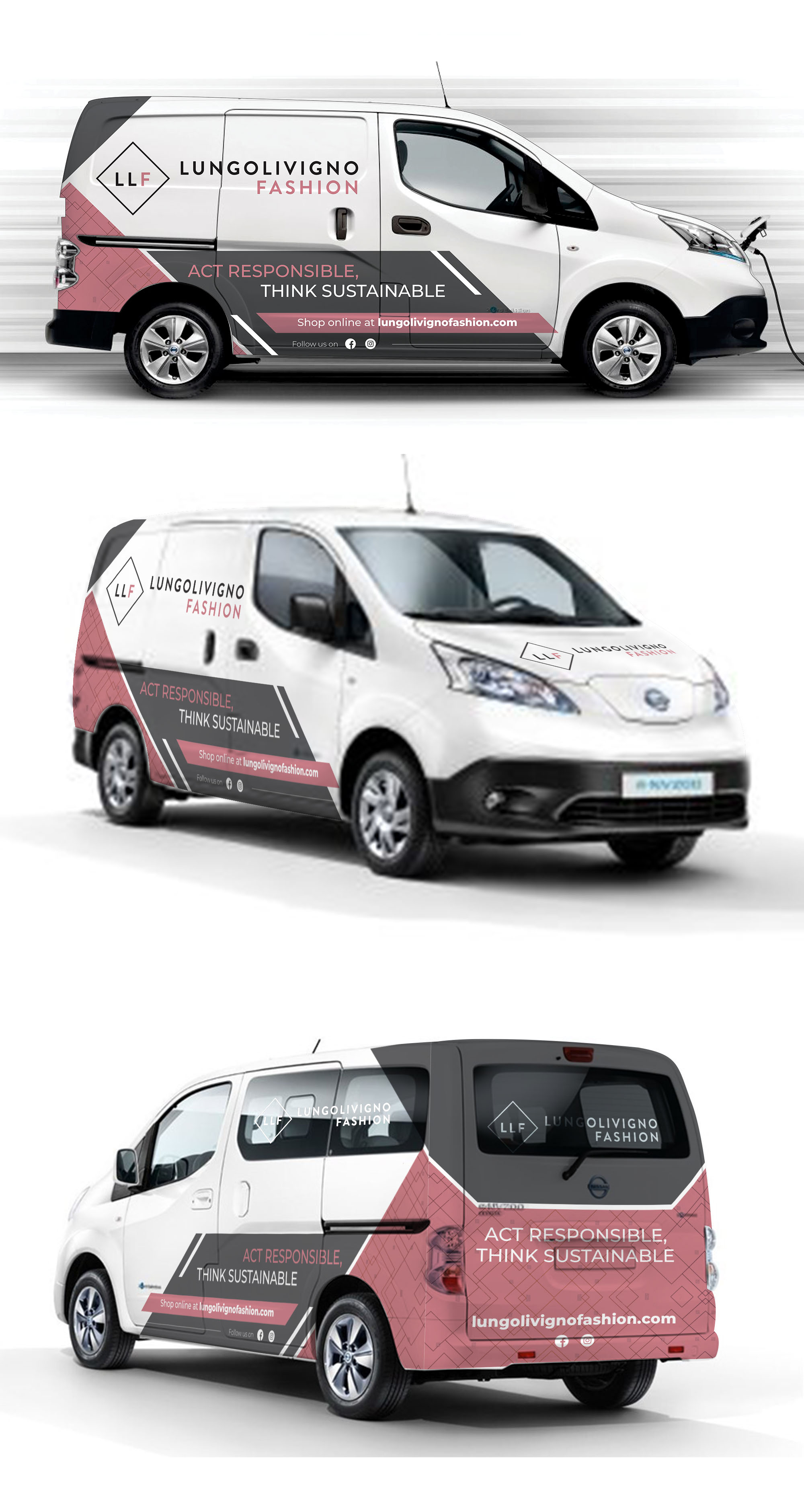Car Wrap Design by Fat Bat Man for Lungolivigno Fashion | Design #26842569