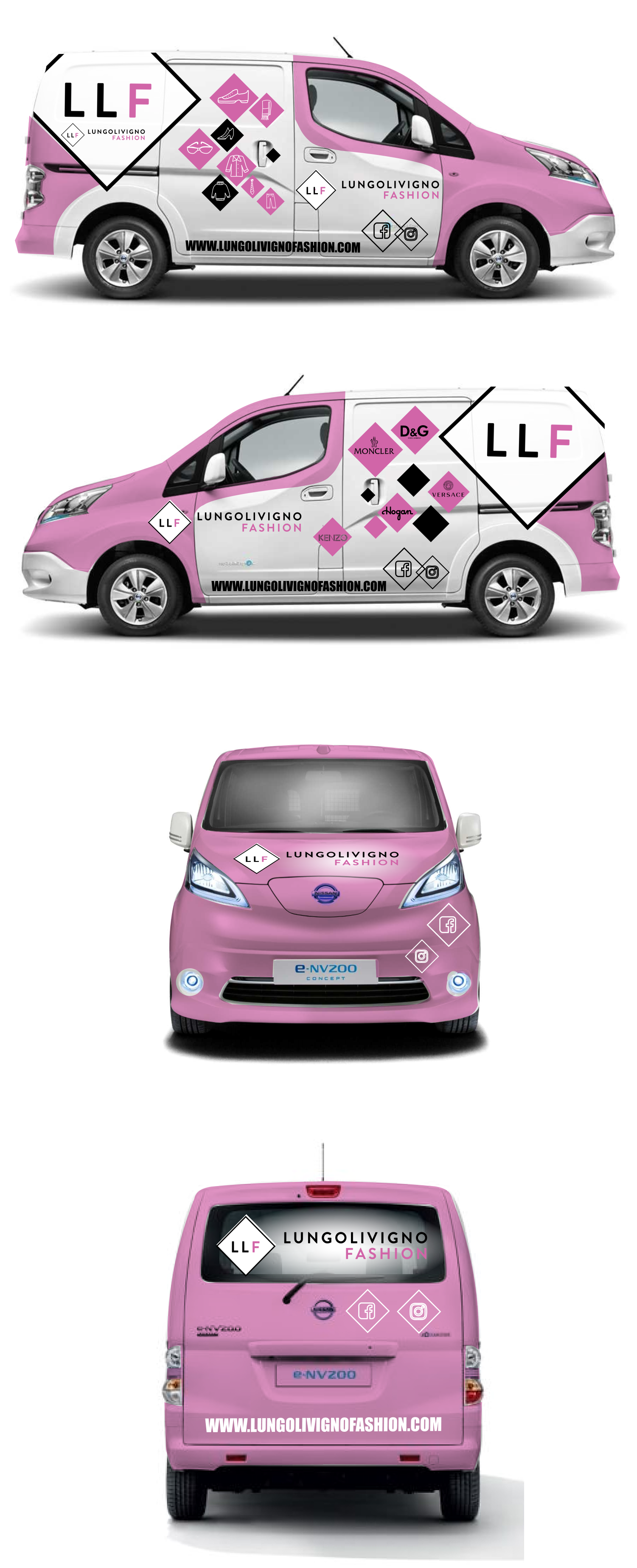 Car Wrap Design by elveneclipse for Lungolivigno Fashion | Design #26706315