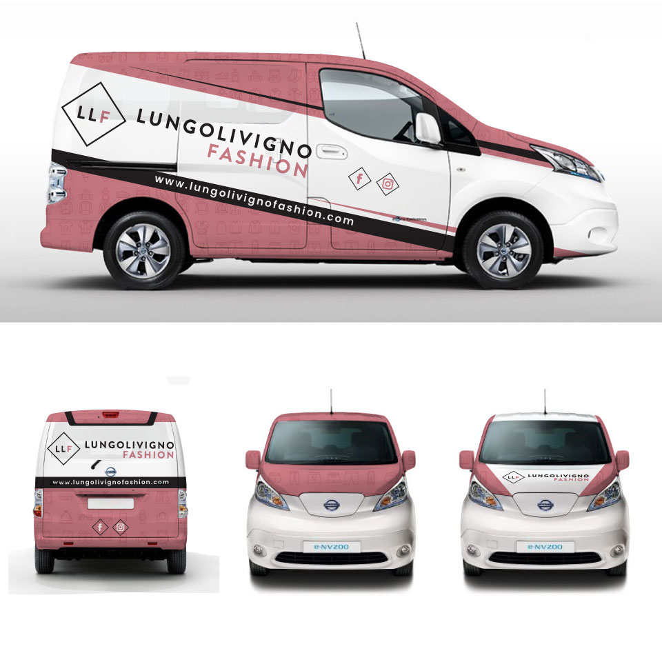 Car Wrap Design by Yoga Tri for Lungolivigno Fashion | Design #26740624