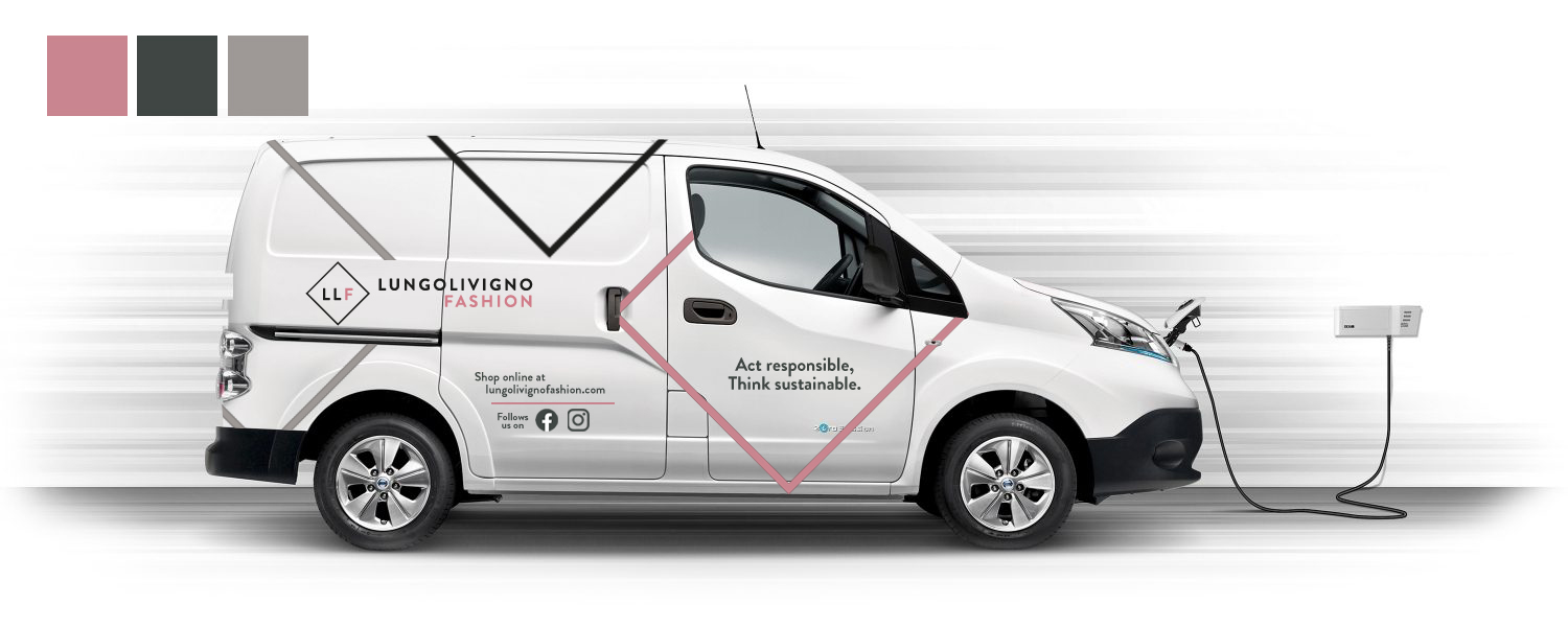 Car Wrap Design by Javelin Studio for Lungolivigno Fashion | Design #26761979