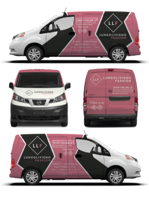 Car Wrap Design by Shumaila Kiran for Lungolivigno Fashion | Design: #26695692