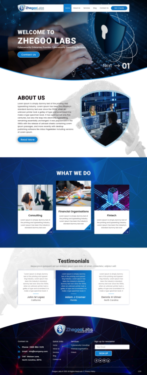 Web Design by pb for this project | Design: #26695656