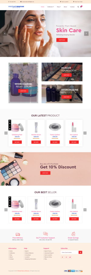 Web Design by sai.designer87 for this project | Design #26700902