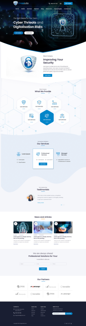 Web Design by Shijo John for this project | Design: #26701632