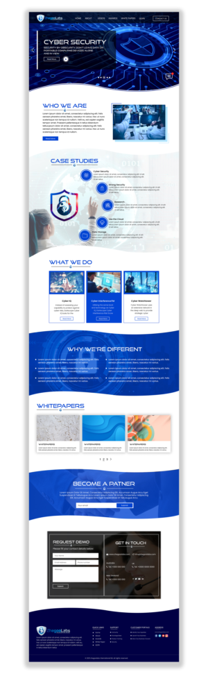 zhegoo labs cybersecurity website design and development | Web Design par Adeel Rahman