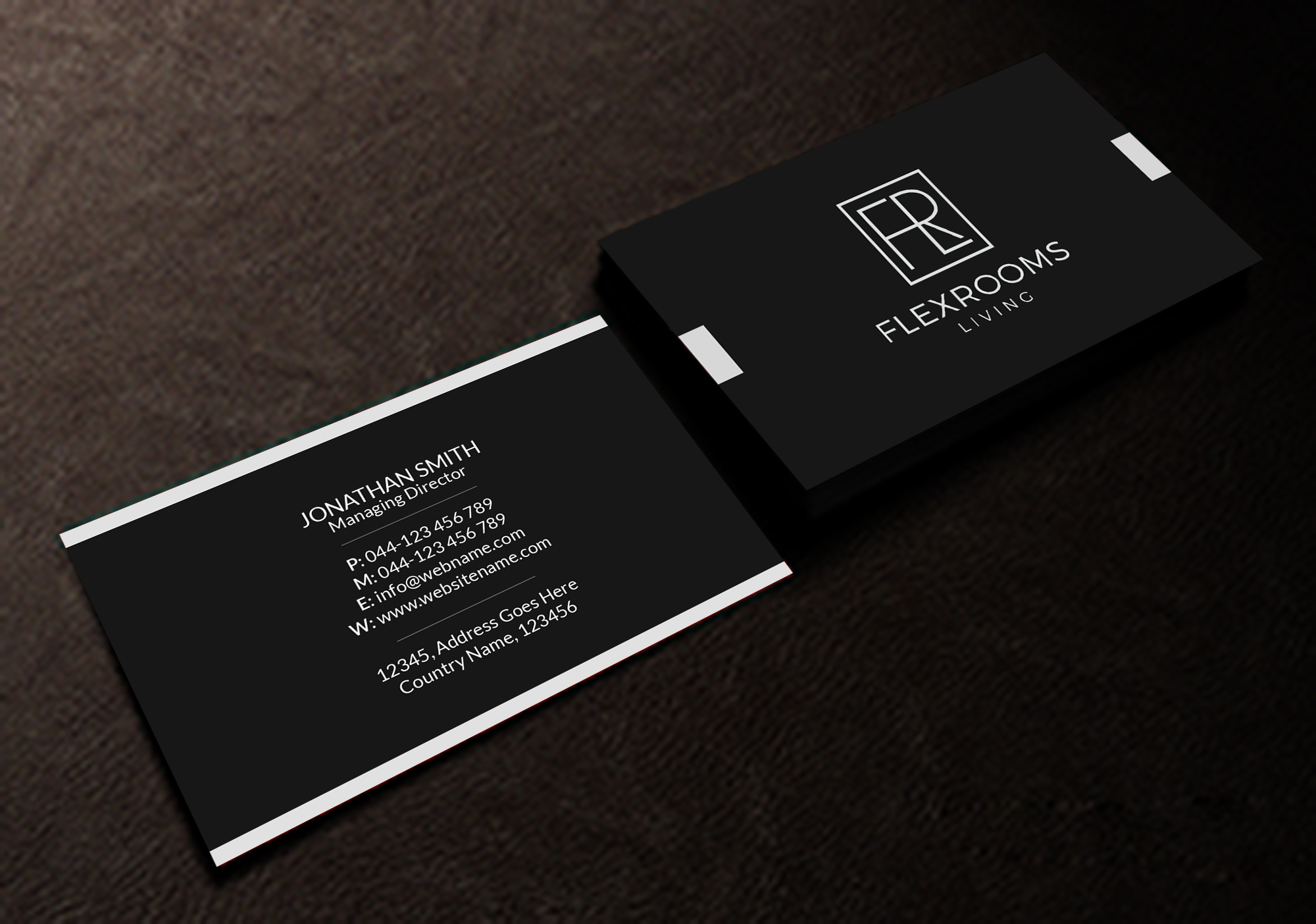 Stationery Design by Creations Box 2015 for Flexrooms Living | Design #26701532