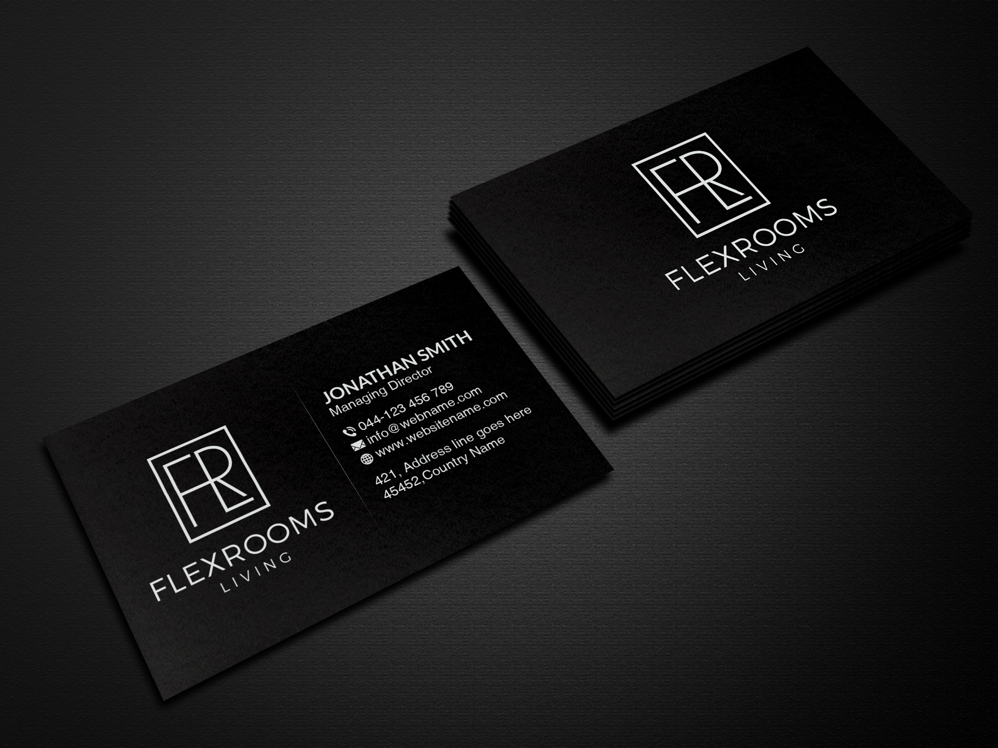 Stationery Design by Creations Box 2015 for Flexrooms Living | Design #26701911