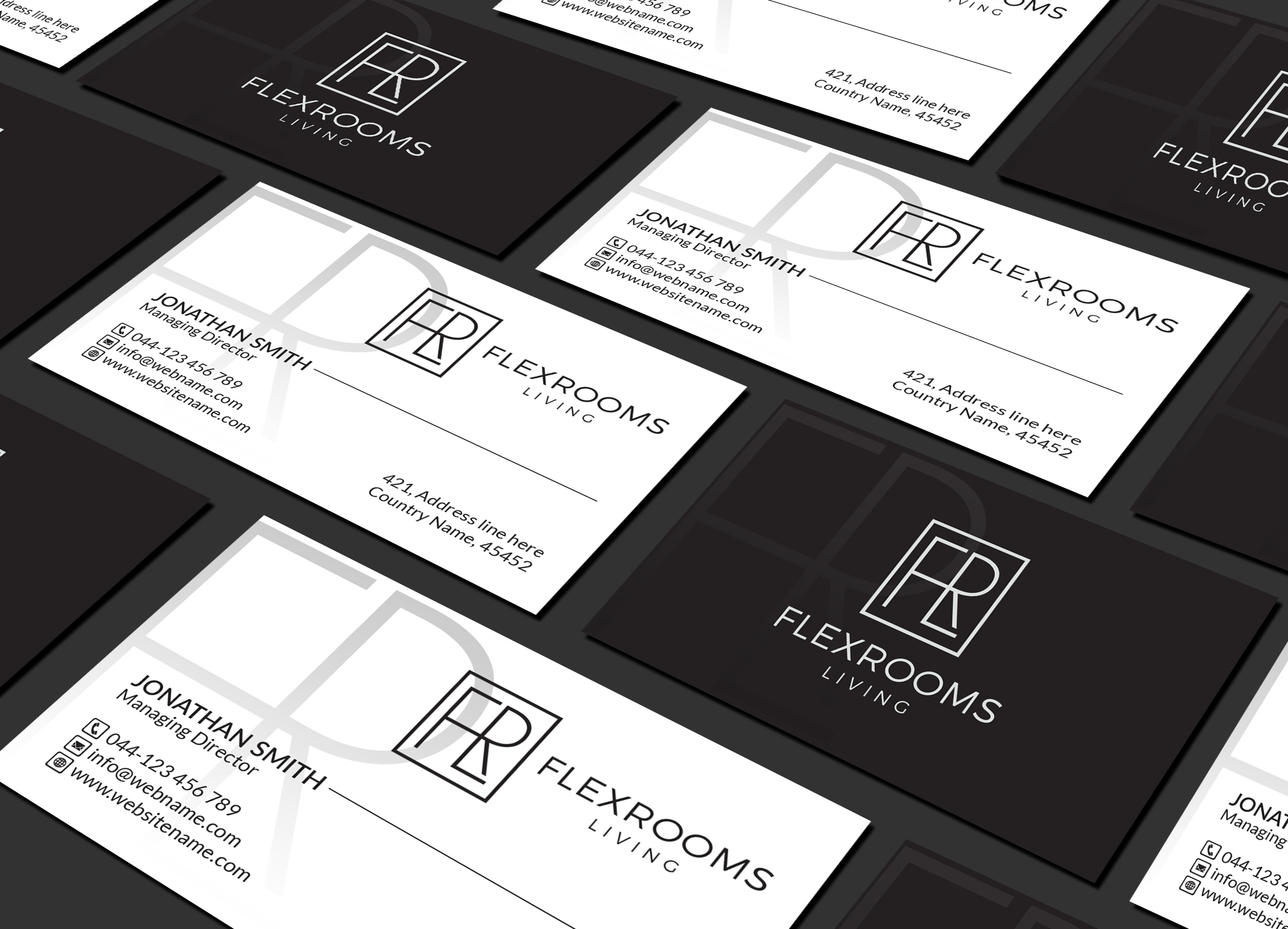Stationery Design by Creations Box 2015 for Flexrooms Living | Design #26701912