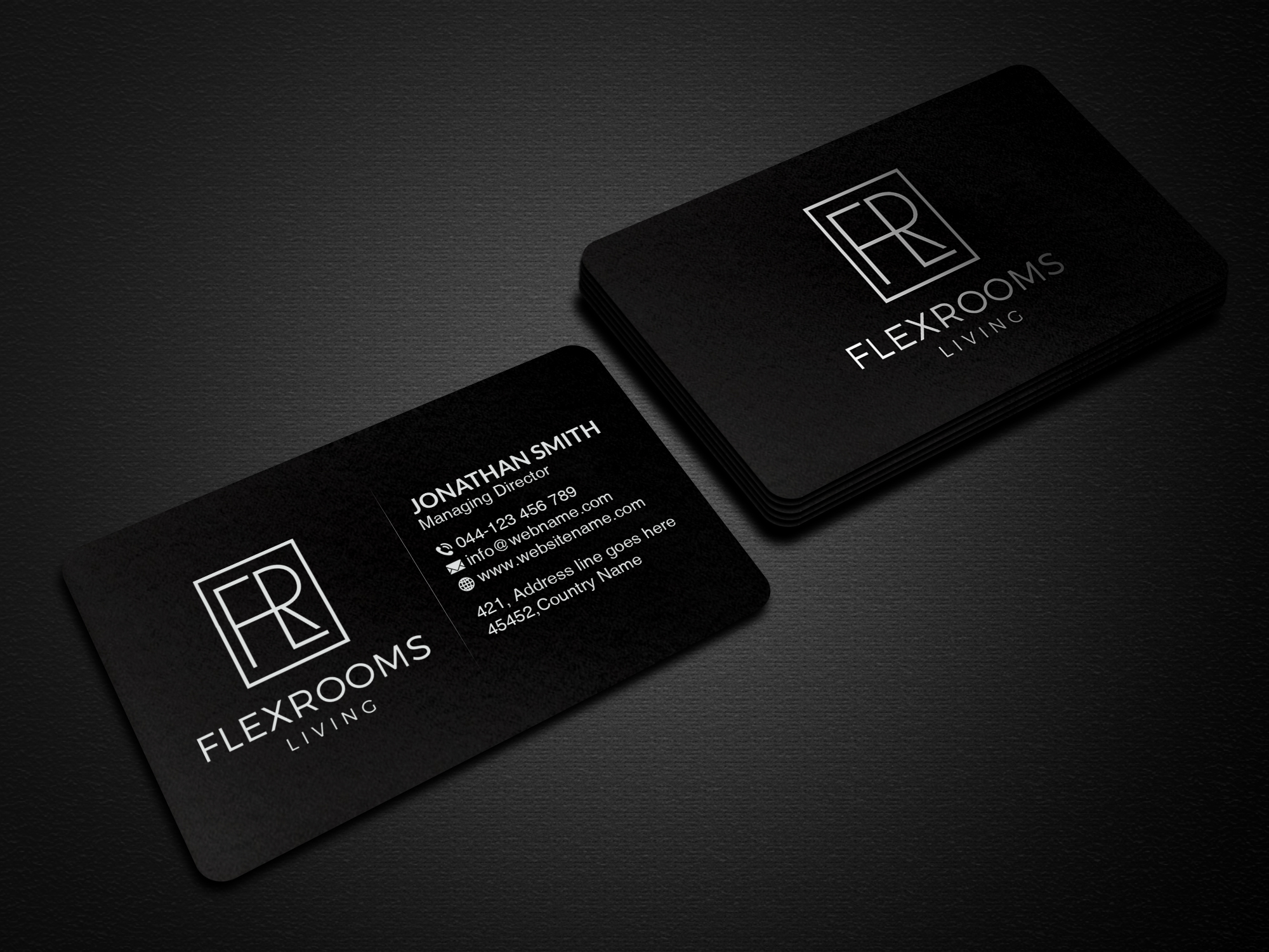 Stationery Design by Creations Box 2015 for Flexrooms Living | Design #26701917