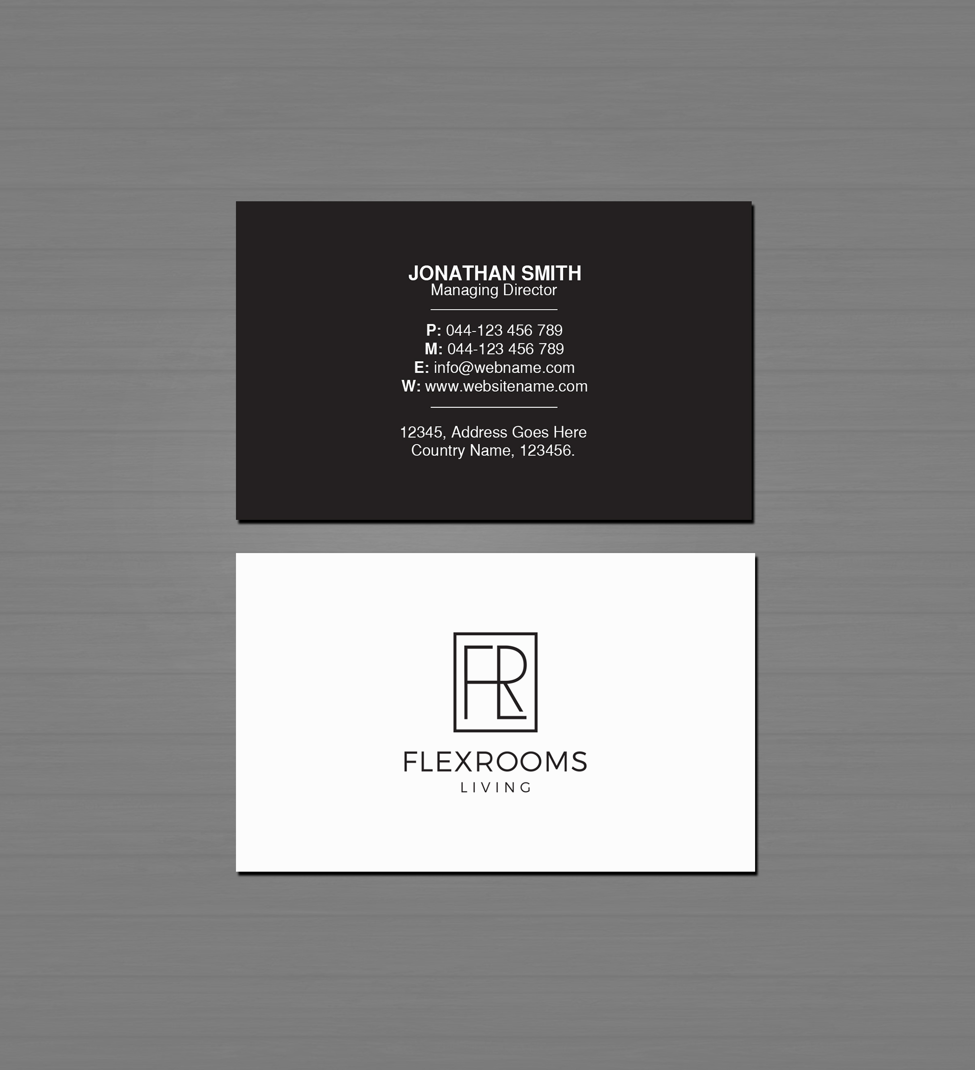 Stationery Design by Creations Box 2015 for Flexrooms Living | Design #26701951