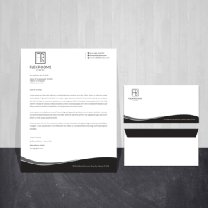 Stationery Design by Creations Box 2015 for Flexrooms Living | Design: #26702099