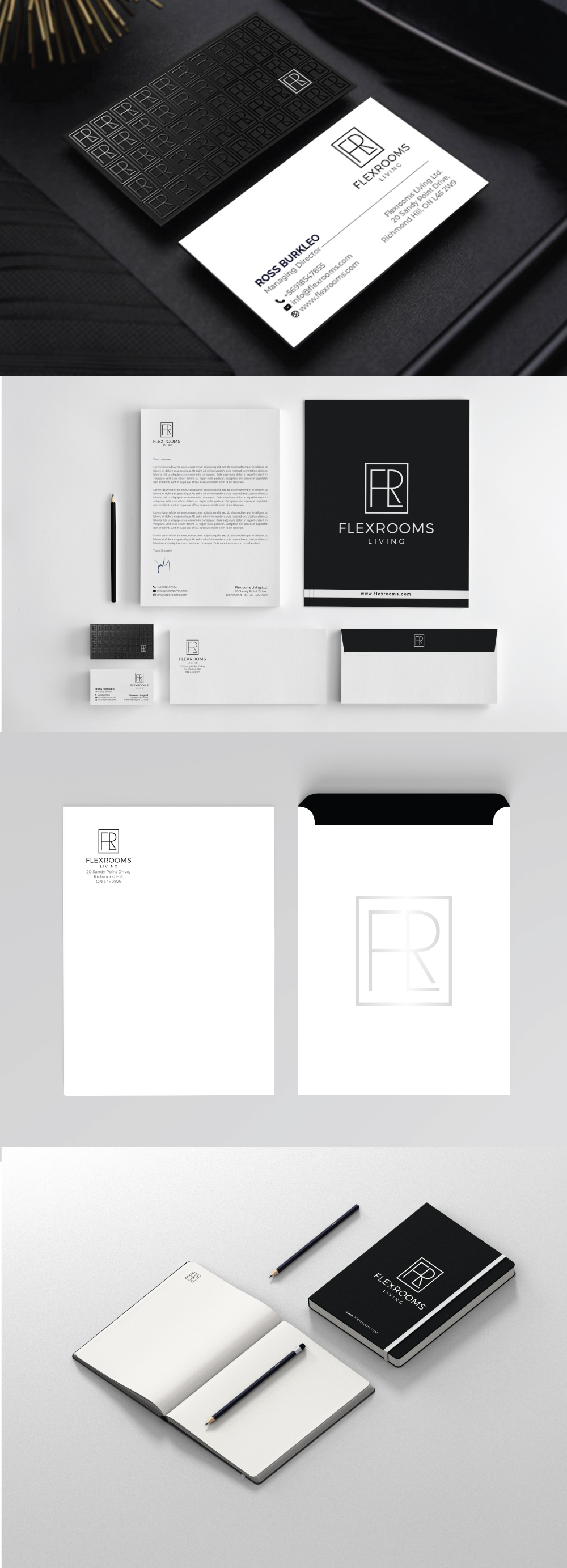Stationery Design by R.design for Flexrooms Living | Design #26715741