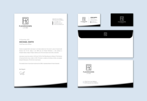 Stationery Design by Musa. A for Flexrooms Living | Design: #26696048