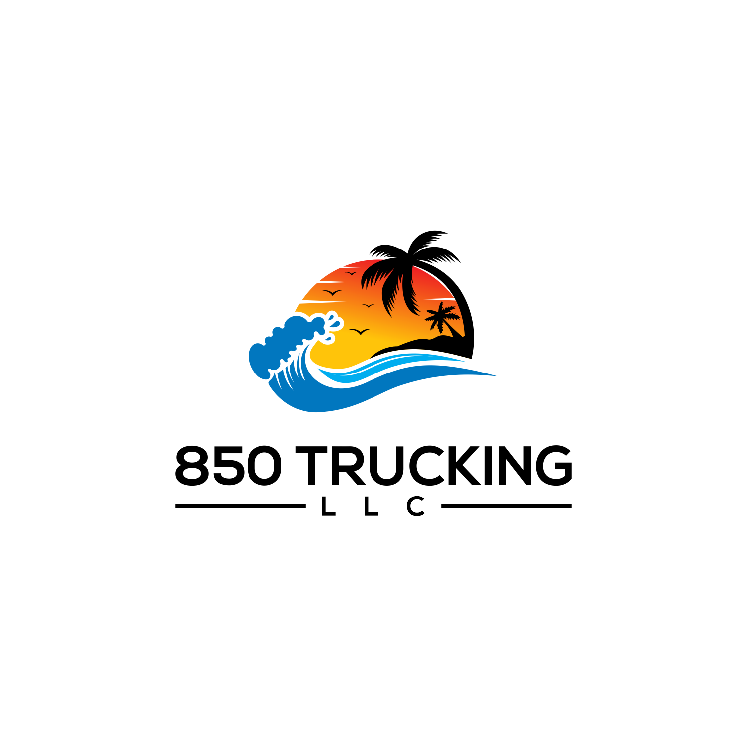 Logo Design by zilong graphic for 850 Trucking LLC | Design #26692436