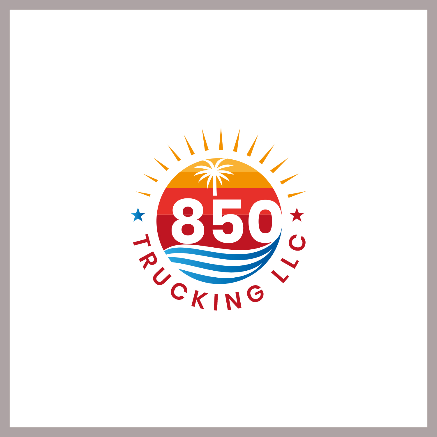 Logo Design by Maxo-Biz for 850 Trucking LLC | Design #26693637