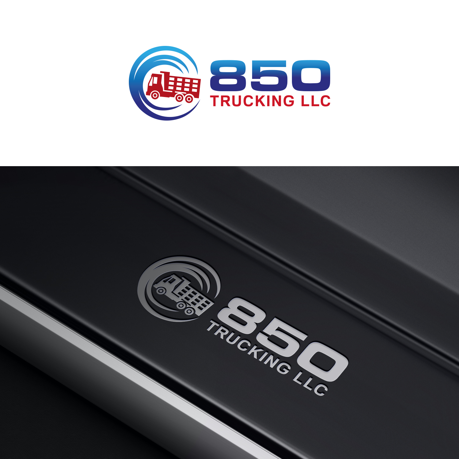 Logo Design by Maxo-Biz for 850 Trucking LLC | Design #26693638
