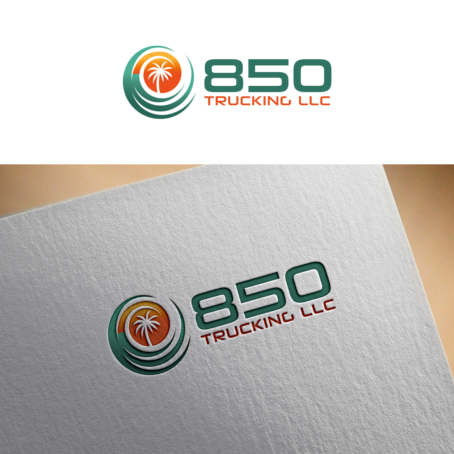 Logo Design by Maxo-Biz for 850 Trucking LLC | Design #26710668