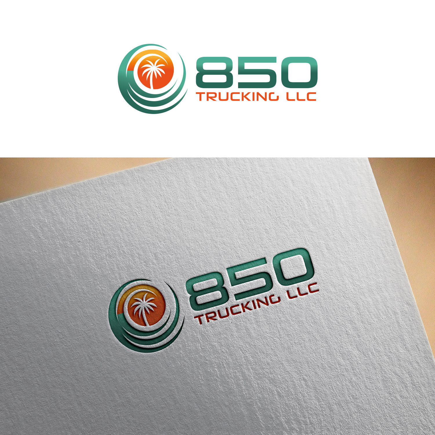 Logo Design by Maxo-Biz for 850 Trucking LLC | Design: #26710669