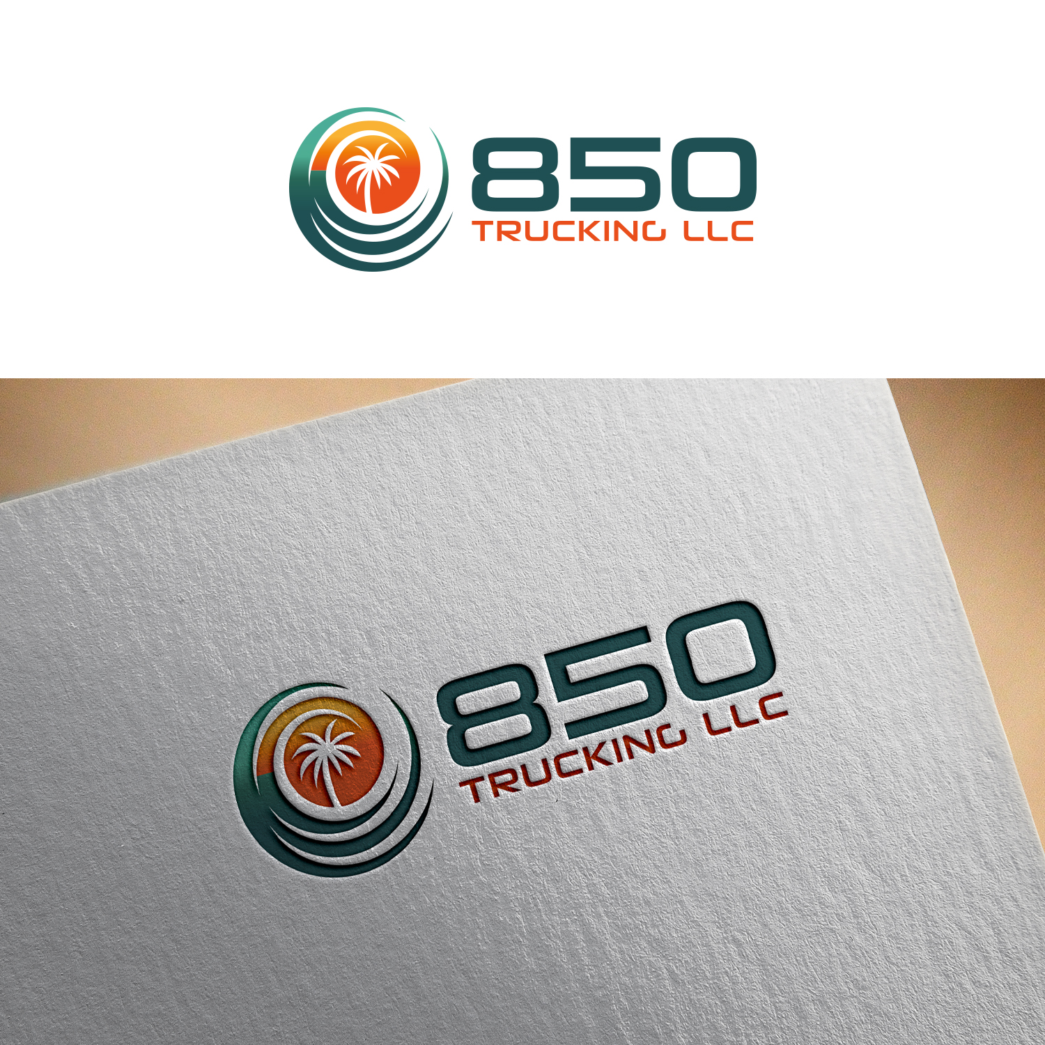 Logo Design by Maxo-Biz for 850 Trucking LLC | Design #26710670