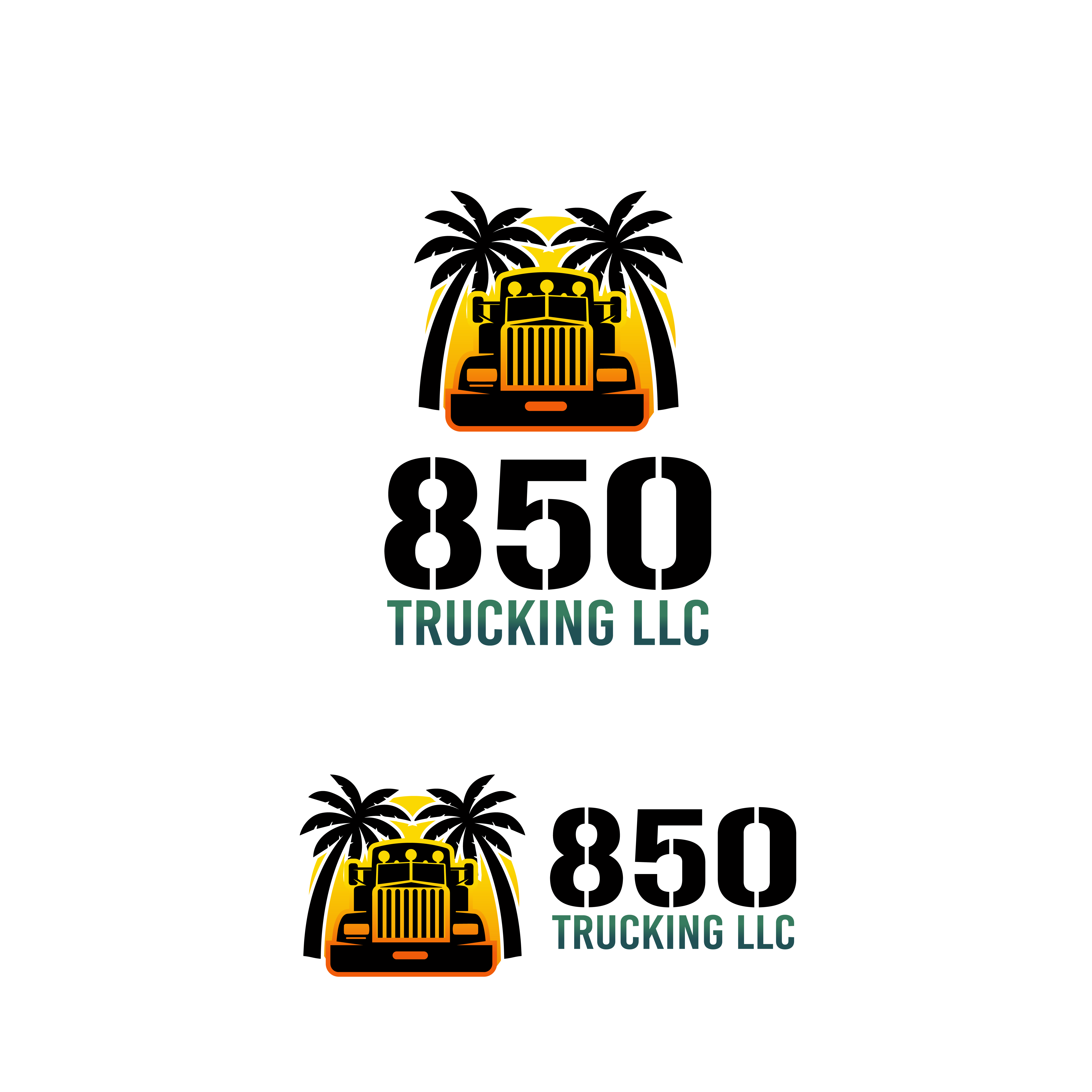 Logo Design by Minimal Studio for 850 Trucking LLC | Design #26708600