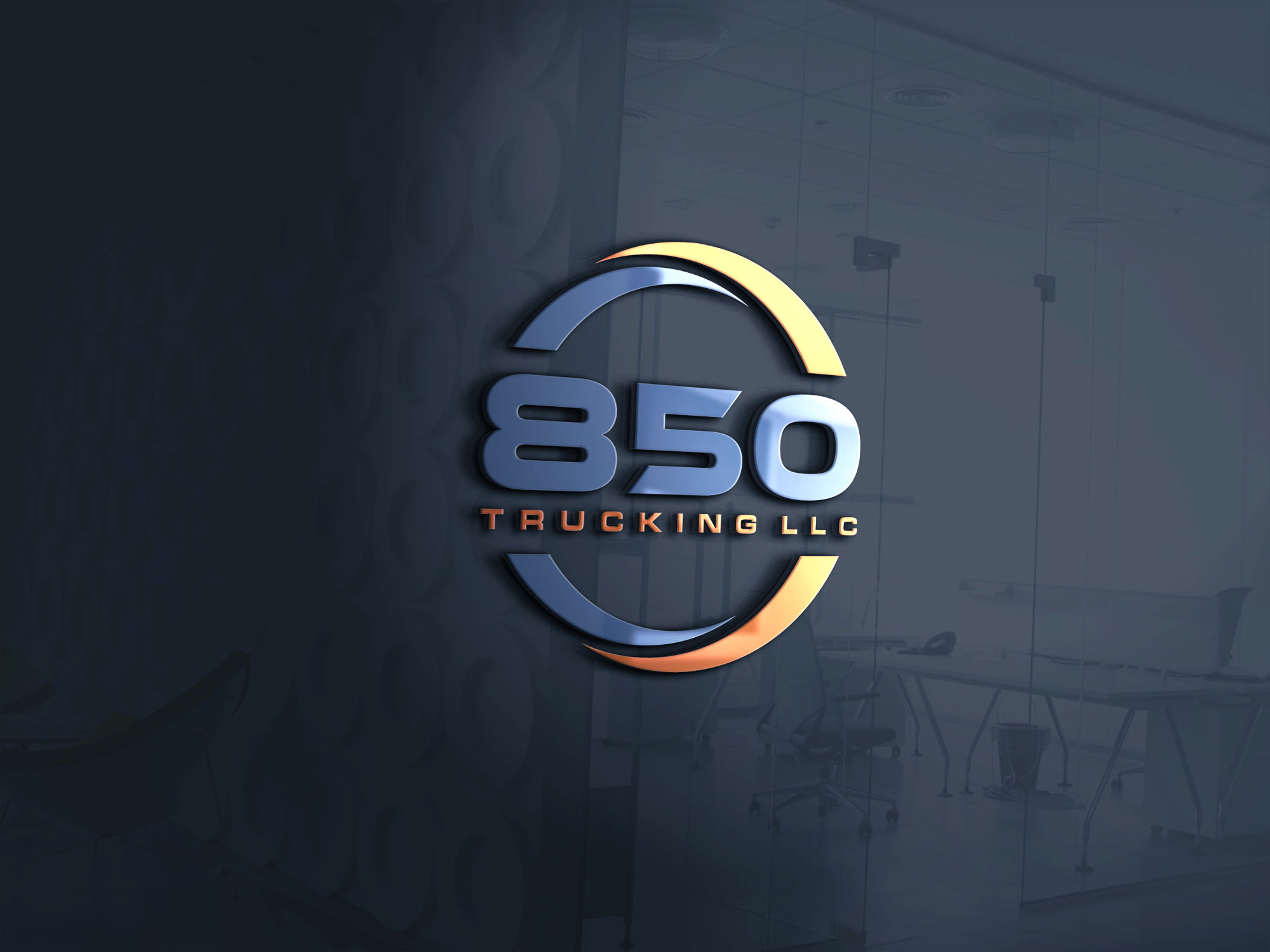 Logo Design by jo.art for 850 Trucking LLC | Design #26709397