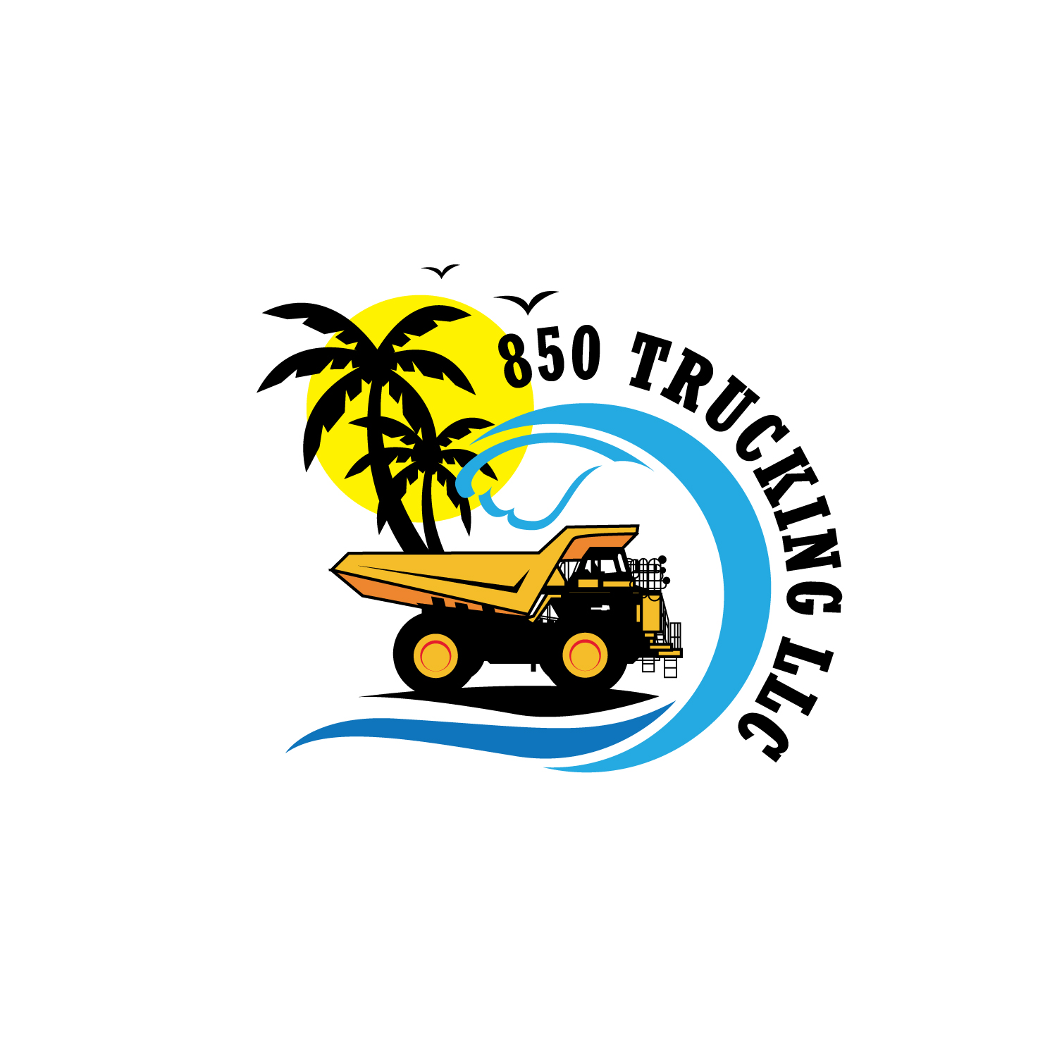 Logo Design by geni for 850 Trucking LLC | Design #26699132