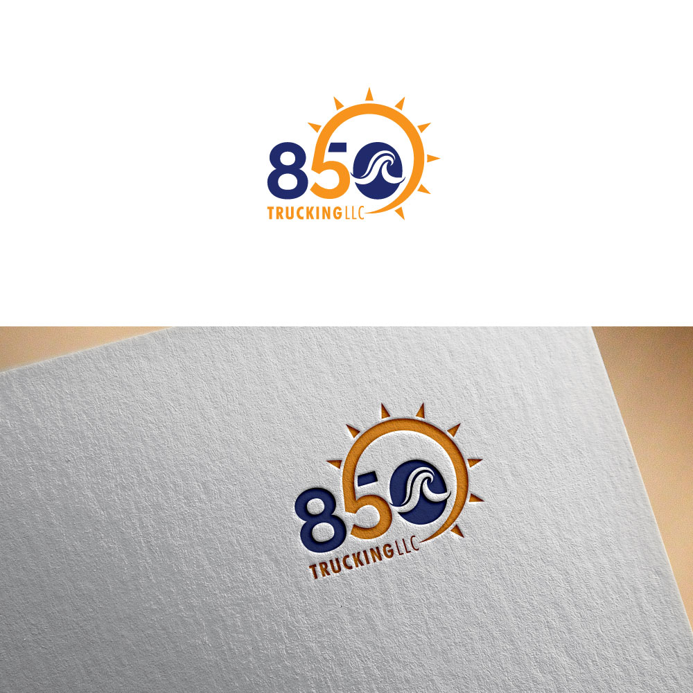 Logo Design by Trident for 850 Trucking LLC | Design #26701822