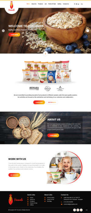 Web-Design von pb für Peruanita Eirl | Design: #26695629
