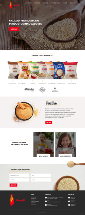 Web-Design von pb für Peruanita Eirl | Design: #26695640