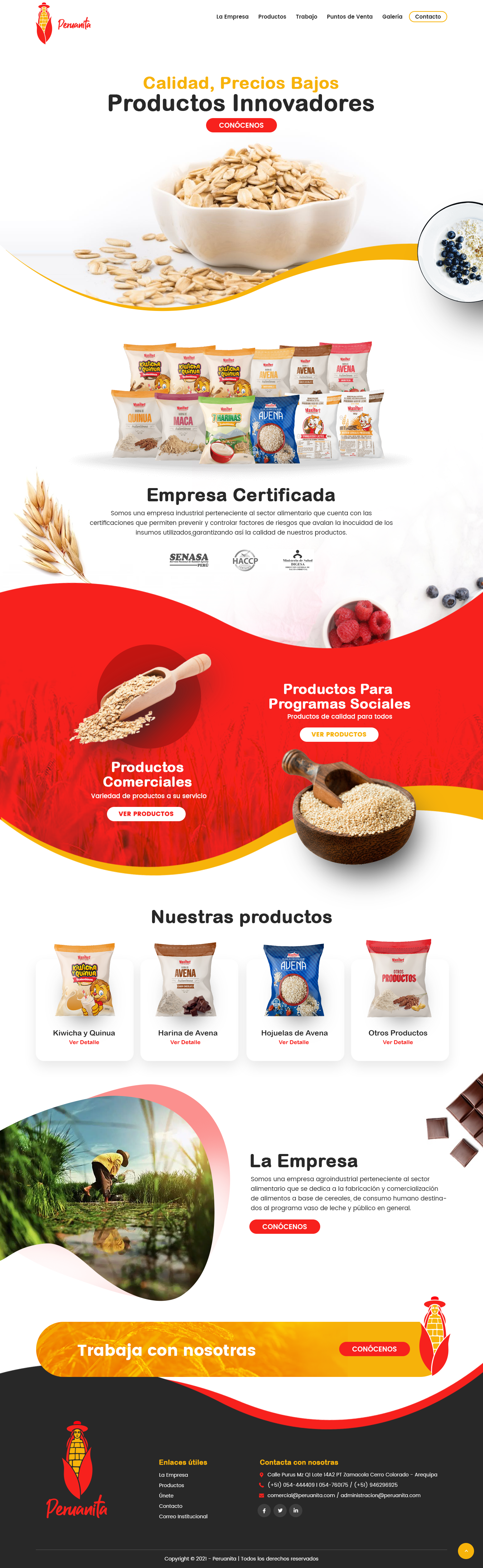 Web-Design von nzdesigners für Peruanita Eirl | Design #26705068