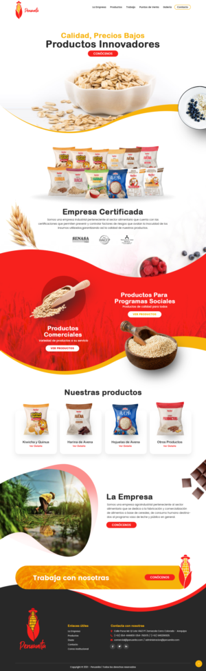 Web-Design von nzdesigners für Peruanita Eirl | Design: #26705068