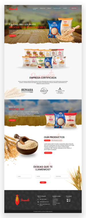 Web-Design von Adeel Rahman für Peruanita Eirl | Design: #26706377
